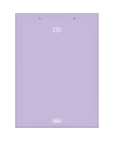 imagem de detalhe produto Prancheta A4 Zip - Lilás