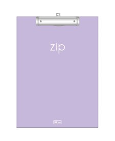 imagem principal do produto Prancheta A4 Zip - Lilás