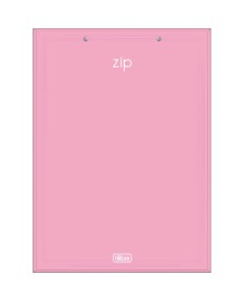 imagem de detalhe produto Prancheta A4 Zip - Rosa-Claro