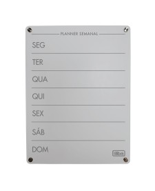 imagem principal do produto Quadro Acrílico Transparente Planner Semanal