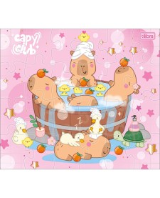 imagem de detalhe produto Quebra-Cabeça 24 Peças Capyclub