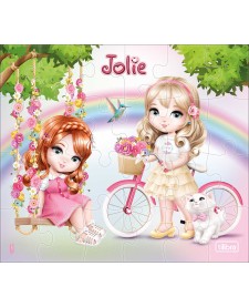 imagem de detalhe produto Quebra-Cabeça 24 Peças Jolie