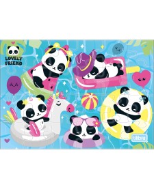 imagem de detalhe produto Quebra-Cabeça Blister Lovely Friend 24 Peças