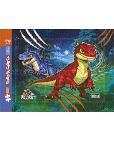 imagem principal do produto Quebra-Cabeça Blister Raptor 24 Peças