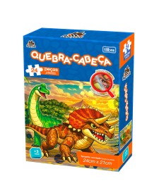 imagem principal do produto Quebra-Cabeça Caixa Individual 24 Peças Raptor