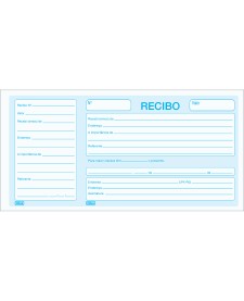 imagem principal do produto Recibo Comercial Com Canhoto 100 Folhas