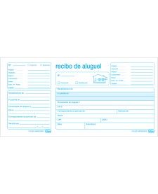 imagem principal do produto Recibo de Aluguel Com Canhoto 50 Folhas