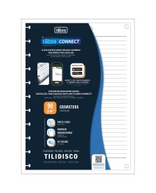 imagem principal do produto Refil Connect para Tilidisco Universitário 50 Folhas