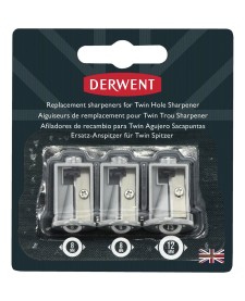 imagem principal do produto Refil de láminas para Apontador a Pilha 2 Furos com Depósito