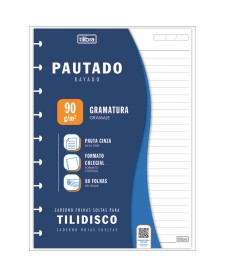 imagem principal do produto Refil para Tilidisco Colegial 80 Folhas 90 Gramas