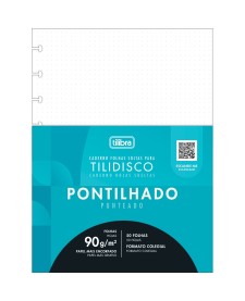 imagem principal do produto Refil para Tilidisco Colegial Pontilhado 50 Folhas