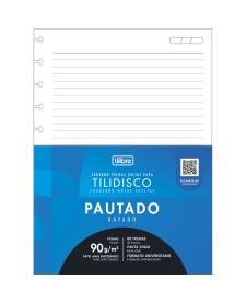 imagem principal do produto Refil para Tilidisco Universitário 80 Folhas 90 Gramas
