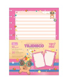 imagem principal do produto Refil para Tilidisco Universitário Capyclub 50 Folhas 90 Gramas