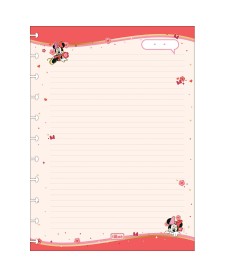 imagem de detalhe produto Refil para Tilidisco Universitário Minnie 90G 50 Folhas