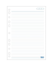 imagem de detalhe produto Refil Tiliflex com Furação Universal para Caderno Argolado Universitário 96 Folhas Soltas