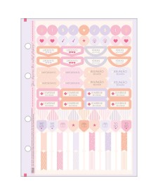 imagem de detalhe produto Refil Tiliflex para Caderno Argolado Cartonado Colegial Soho 80 Folhas