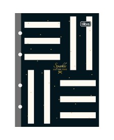 imagem principal do produto Refil Tiliflex para Caderno Argolado Cartonado Colegial West Village 80 Folhas