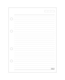 imagem de detalhe produto Refil Tiliflex para Caderno Argolado Colegial 80 Folhas