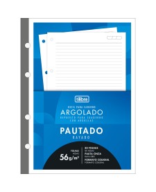 imagem principal do produto Refil Tiliflex para Caderno Argolado Colegial 80 Folhas