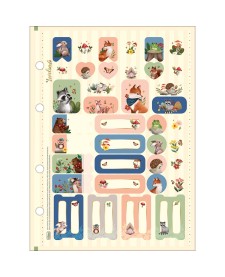 imagem de detalhe produto Refil Tiliflex para Caderno Argolado Colegial Loveland 80 Folhas