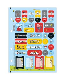 imagem de detalhe produto Refil Tiliflex para Caderno Argolado Colegial Snoopy 80 Folhas
