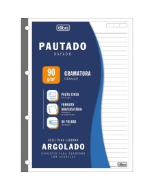 imagem principal do produto Refil Tiliflex para Caderno Argolado Universitário 80 Folhas 90 Gramas