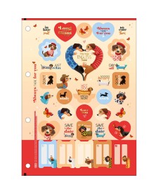 imagem de detalhe produto Refil Tiliflex para Caderno Argolado Universitário Brownie 80 Folhas