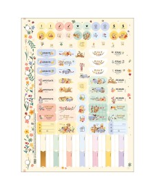 imagem de detalhe produto Refil Tiliflex para Caderno Argolado Universitário Pooh 80 Folhas