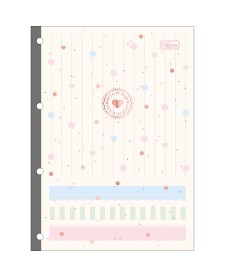 imagem principal do produto Refil Tiliflex para Caderno Argolado Universitário Soho 80 Folhas