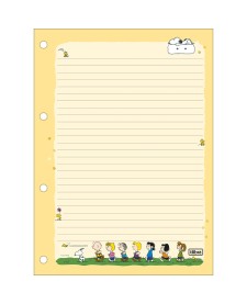 imagem de detalhe produto Refil Tiliflex para Caderno Argolado Universitários Snoopy  80 Folhas
