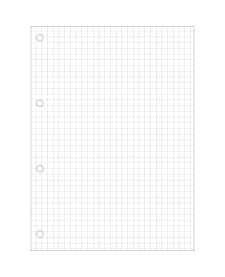 imagem de detalhe produto Refil Tiliflex Quadriculado 7x7 para Caderno Argolado Universitário Académie 80 Folhas