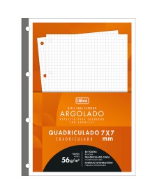 imagem principal do produto Refil Tiliflex Quadriculado 7x7 para Caderno Argolado Universitário Académie 80 Folhas