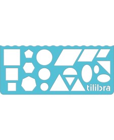 imagem de detalhe produto Régua Stencil Fun - Blister com 4 unidades