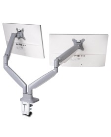 imagem principal do produto Suporte de Mesa Ergonômico Ajustável para 2 Monitores