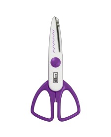 imagem principal do produto Tesoura 140mm Zig-Zag Cores Sortidas