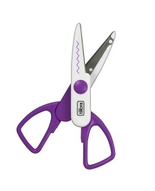 imagem principal do produto Tesoura 140mm Zig-Zag Cores Sortidas