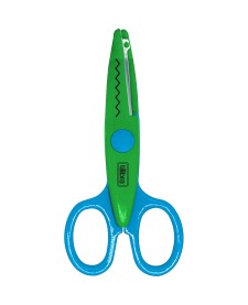 imagem principal do produto Tesoura de Picotar 135mm Zig Zag e Onda - Sortido