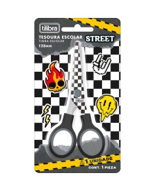 imagem principal do produto Tesoura Escolar 128mm Street