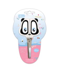 imagem de detalhe produto Tesoura Escolar 131mm Panda