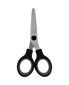 imagem principal do produto Tesoura Escolar 132mm Flow Up Preta