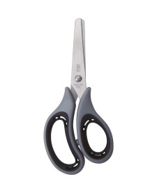 imagem principal do produto Tesoura Escolar Comfort Grip 135mm T417 Cinza