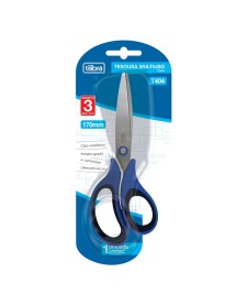 imagem principal do produto Tesoura Multiuso 170mm T404 Azul