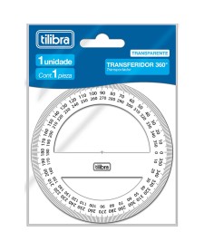 imagem principal do produto Transferidor Escolar 360 Graus Académie