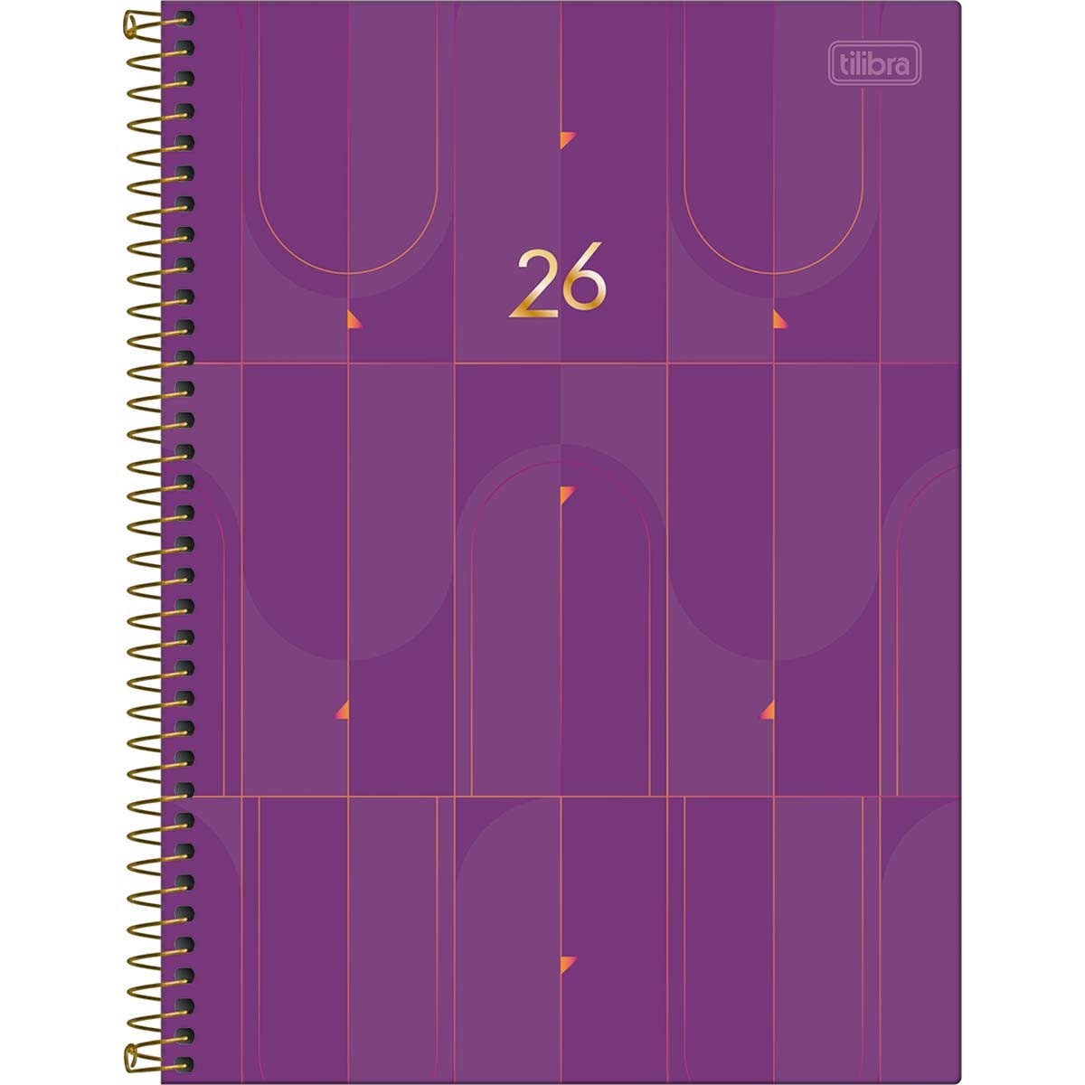 Agenda Executiva Espiral Diária 20 x 27,5 cm Spot Feminina 2025 Spot