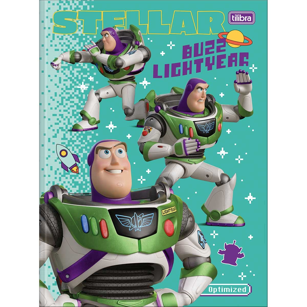 Caderno Brochura Capa Dura Universitário Toy Story 80 Folhas - Toy ...