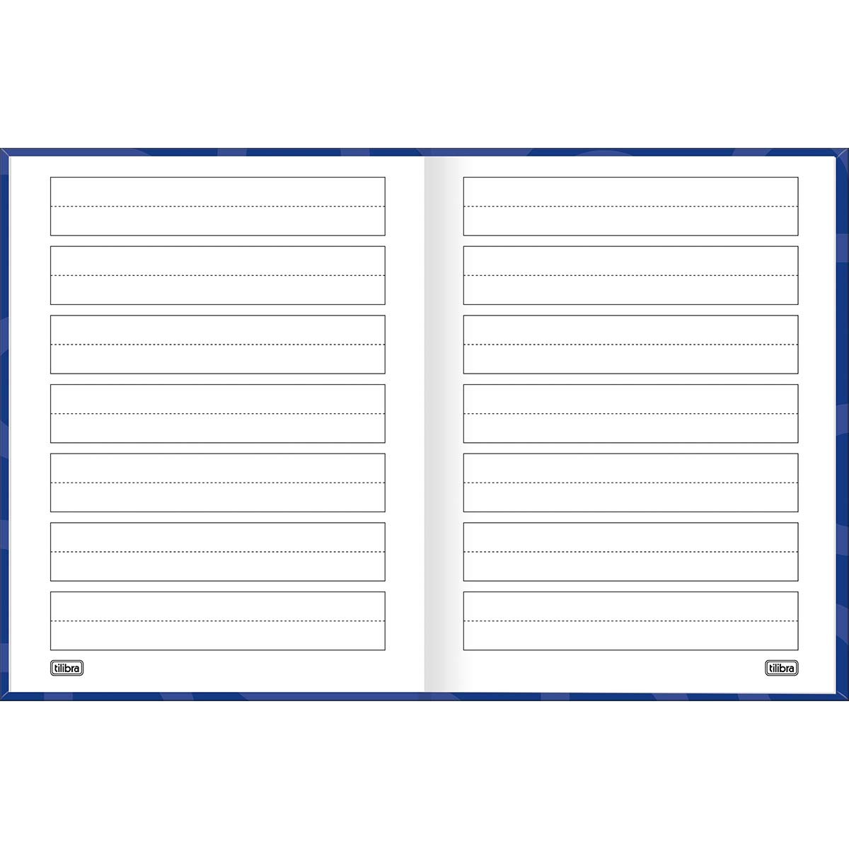 Caderno de Caligrafia Pauta Ampliada Brochura Capa Dura Tilibra Neuro ...