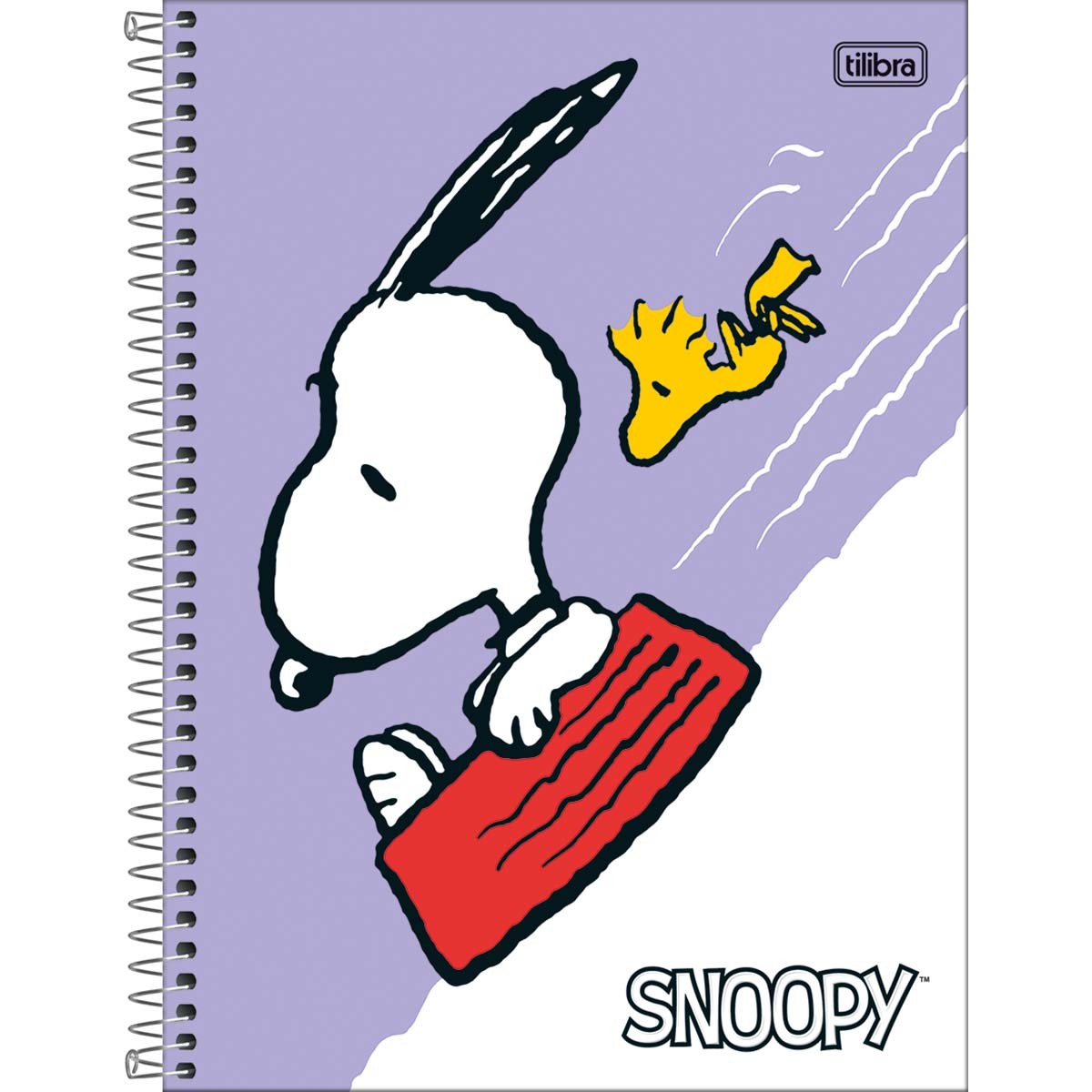 Caderno Espiral Capa Dura Universitário 10 Matérias Snoopy Fit 160 ...