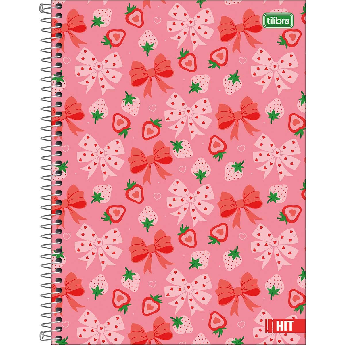 Caderno Espiral Capa Dura Universitário 20 Matérias Hit Feminino 320 ...