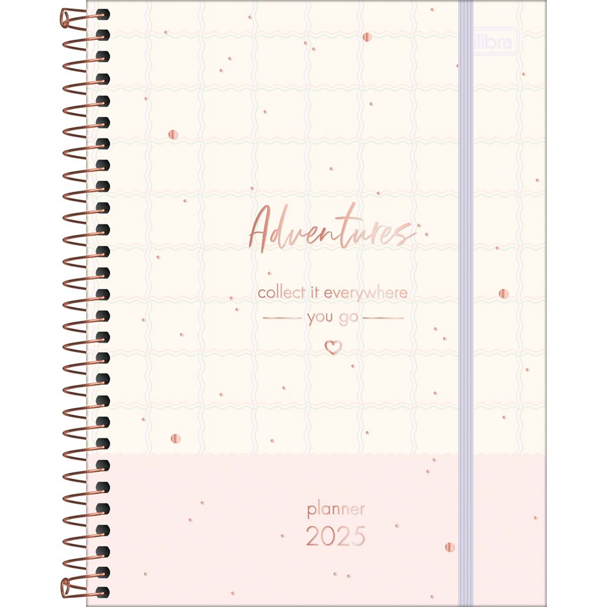 Planner Espiral 17,7 x 24 cm Soho 90 G 2025 Soho Agendas, Planner Tilibra