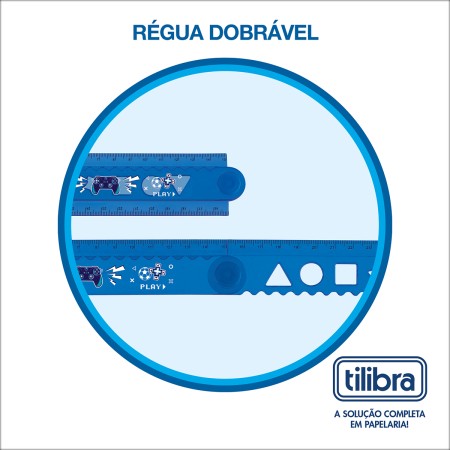 Foto ilustrativa A Régua Dobrável Game 30cm